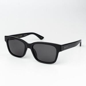 NEW Gucci GG1716S 001 Black Grey Square Unisex Sunglasses